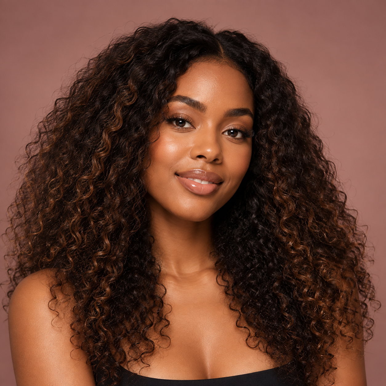 Natural Texture hair look