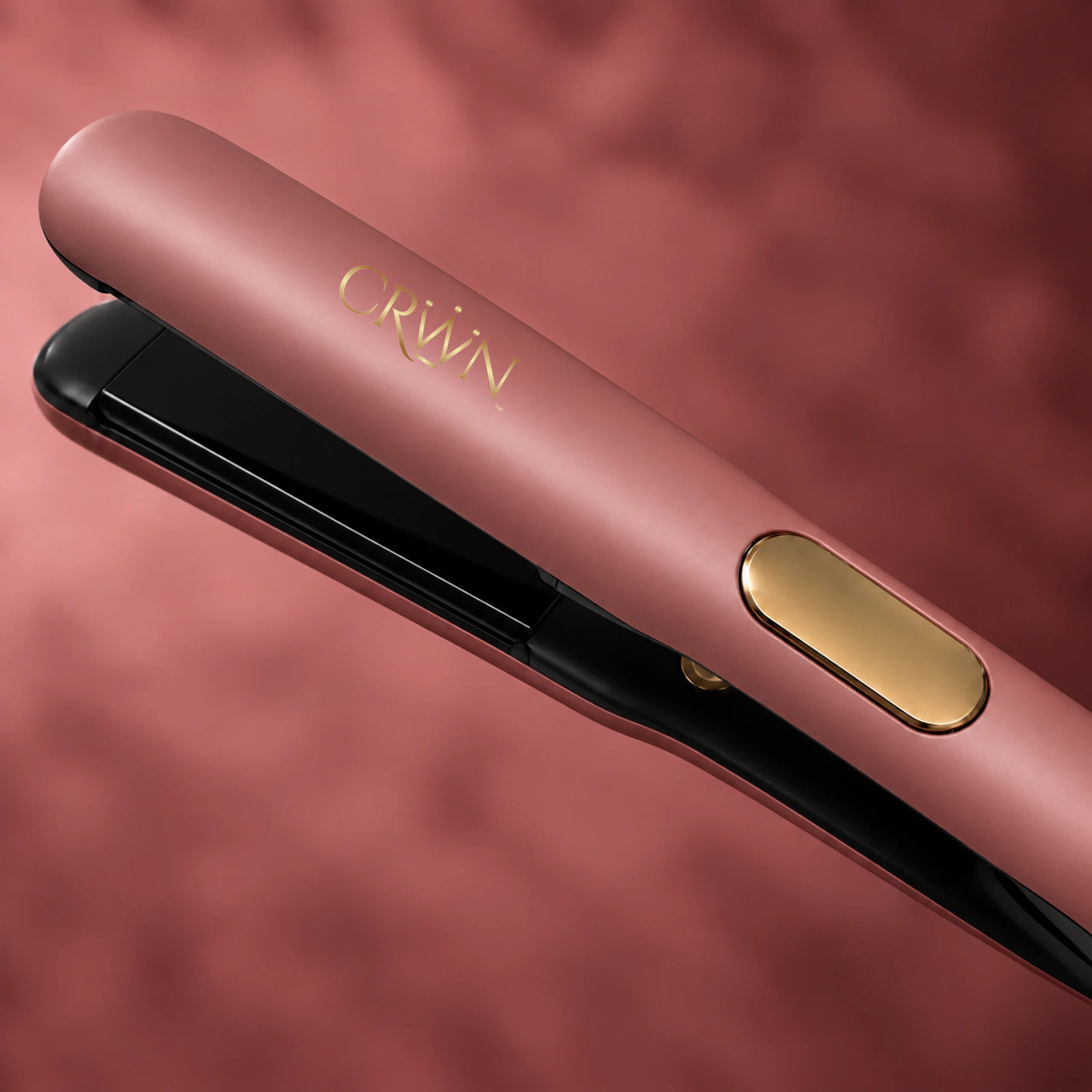 CRWN Joule flat iron with gold power button